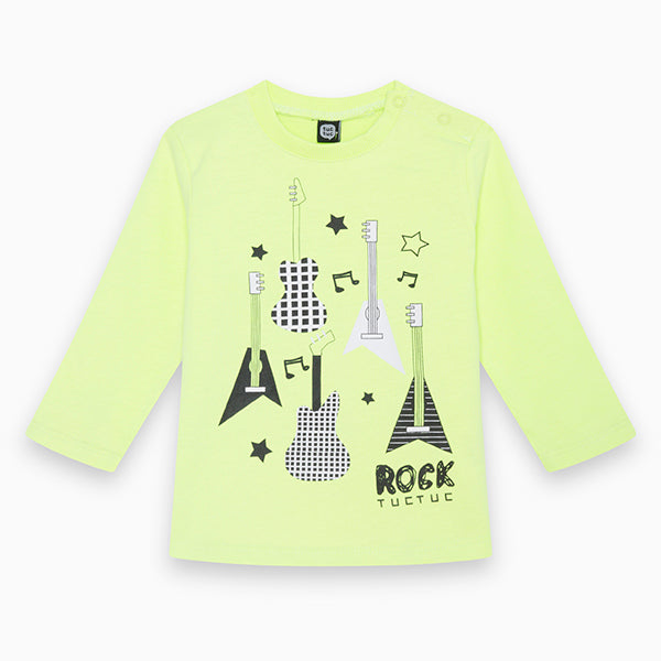 
  T-Shirt aus der Tuc Tuc Kinderkleidungslinie mit Knöpfen am Schultergurt a
  Volltonfarbe in F...