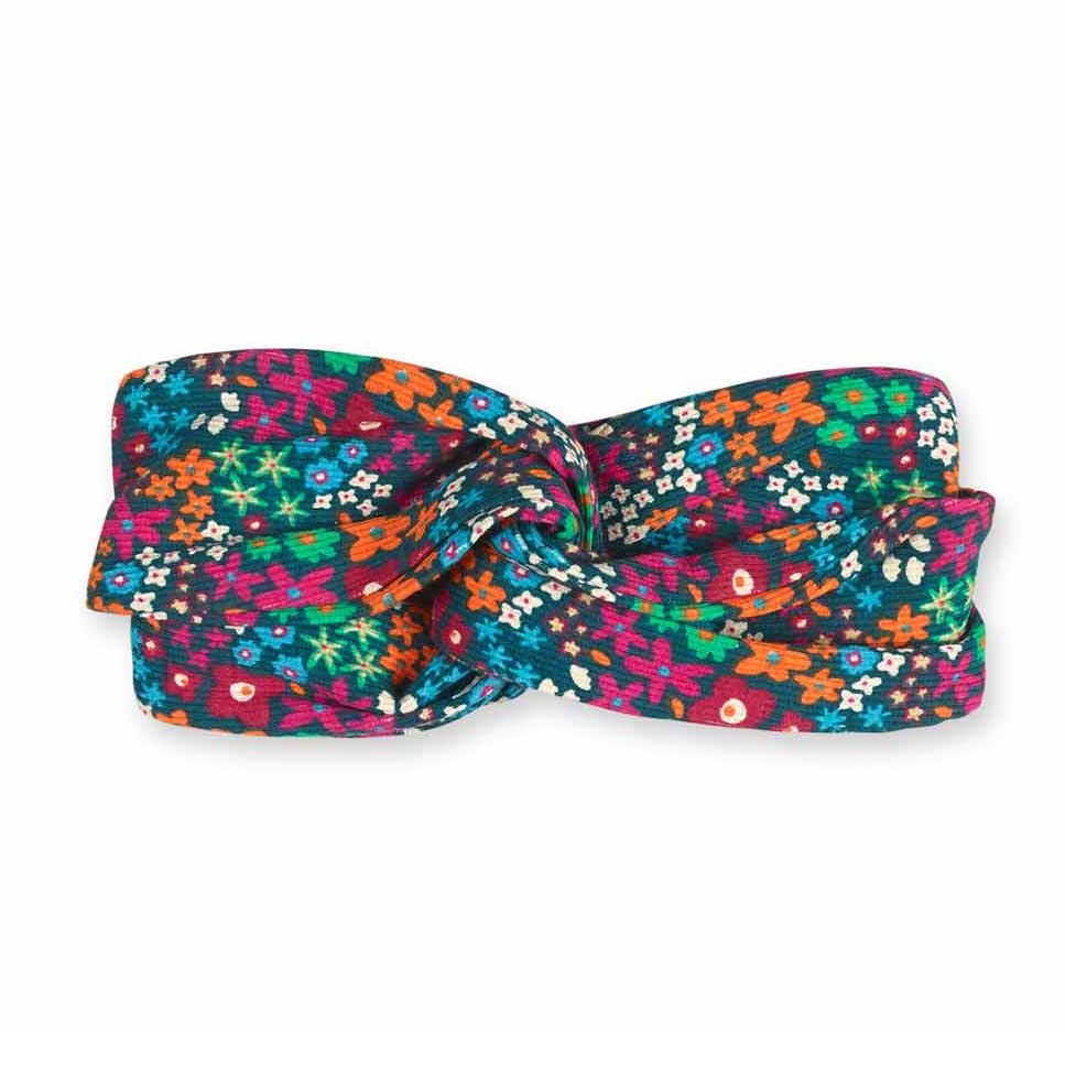 Haarband aus der Tuc Tuc Girls' Clothing Line mit farbigem Mikroblumenmuster.
 Zusammensetzung: B...